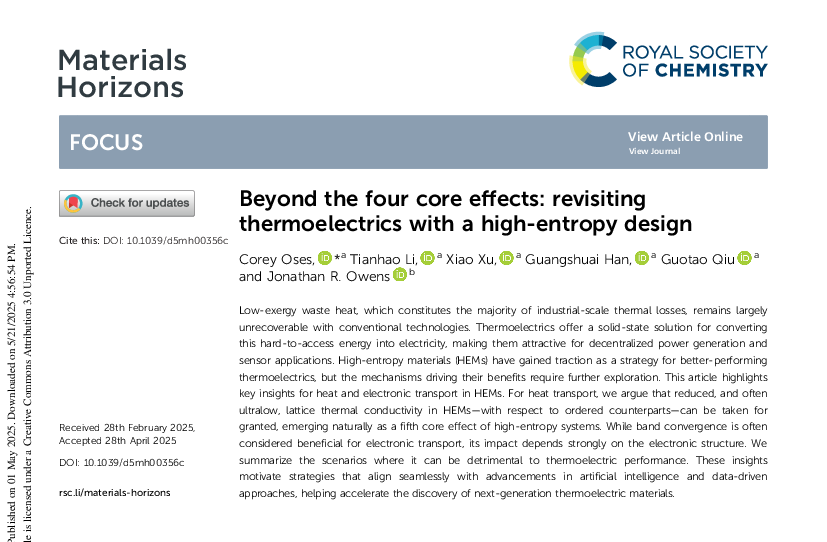 Beyond the four core effects: revisiting thermoelectrics with a high-entropy design